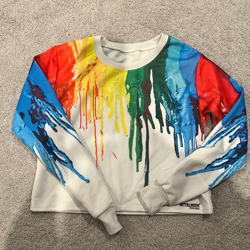 Multi colored long sleeve shirt